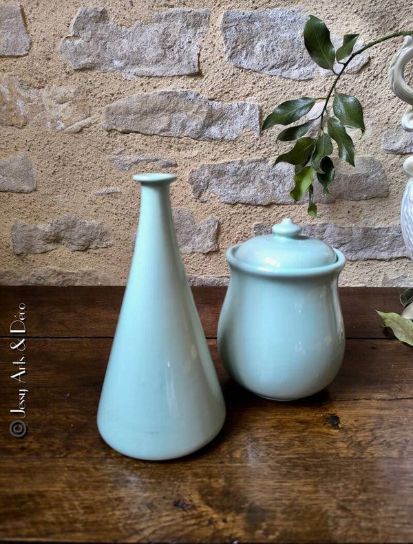 Lot de deux objets en céramique