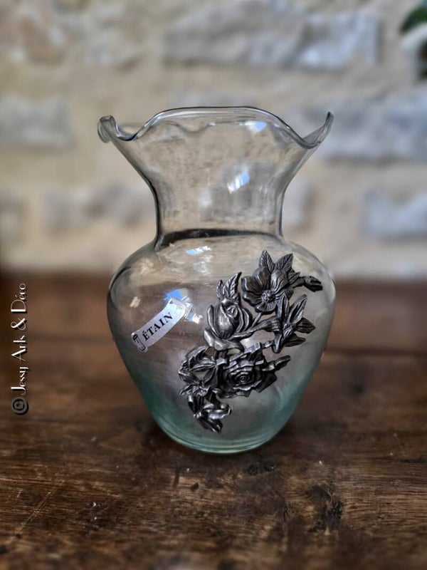 Vase en verre