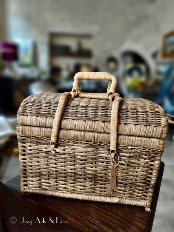 Panier de pique-nique en osier