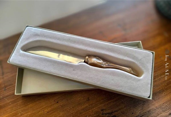 Couteau à foie  avec manche tête de canard