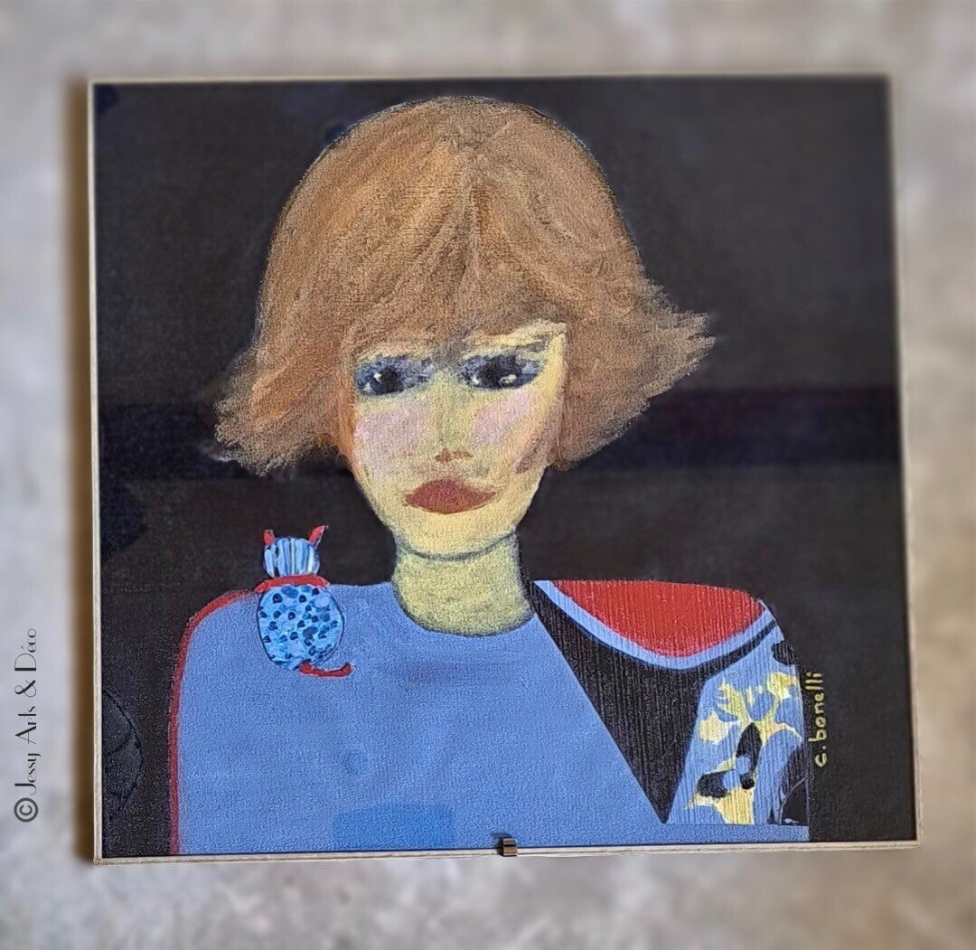 Tableau "Mon petit chat m'a dit"