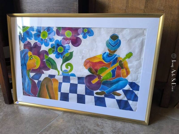 Tableau "Blue romance"