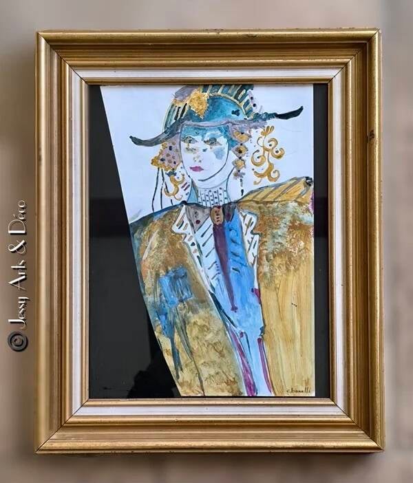 Tableau "La battante"- 🎨 Chantal Bonelli