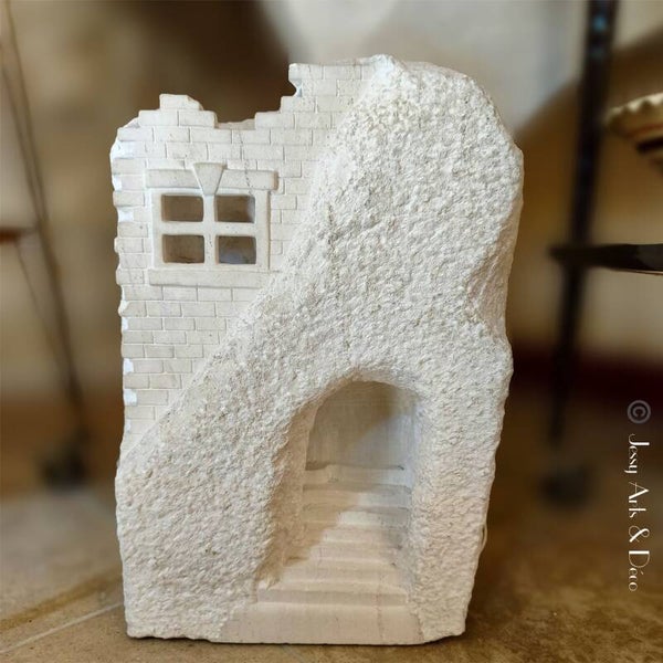 Lampe à poser en pierre