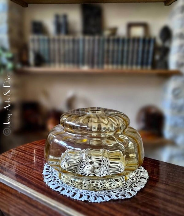 Globe en verre teinté