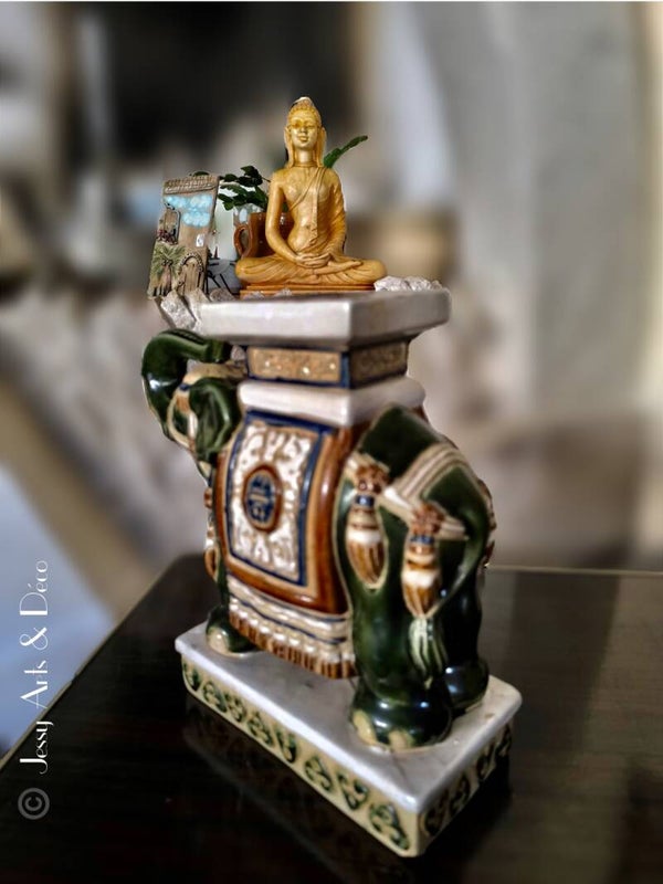 Éléphant en céramique