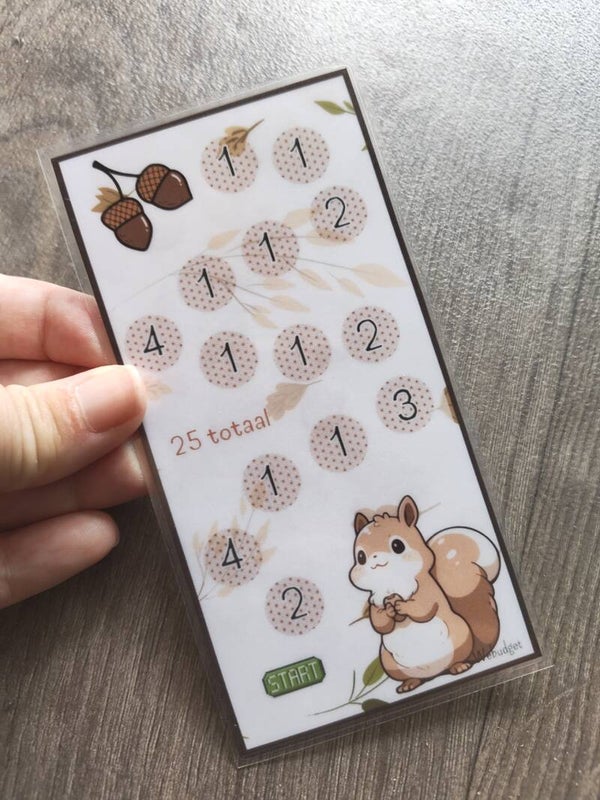 Spaar spelletje 25 herfst
