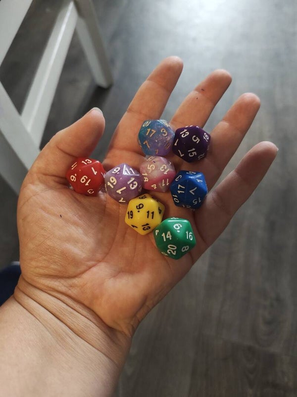 D20 dobbelstenen