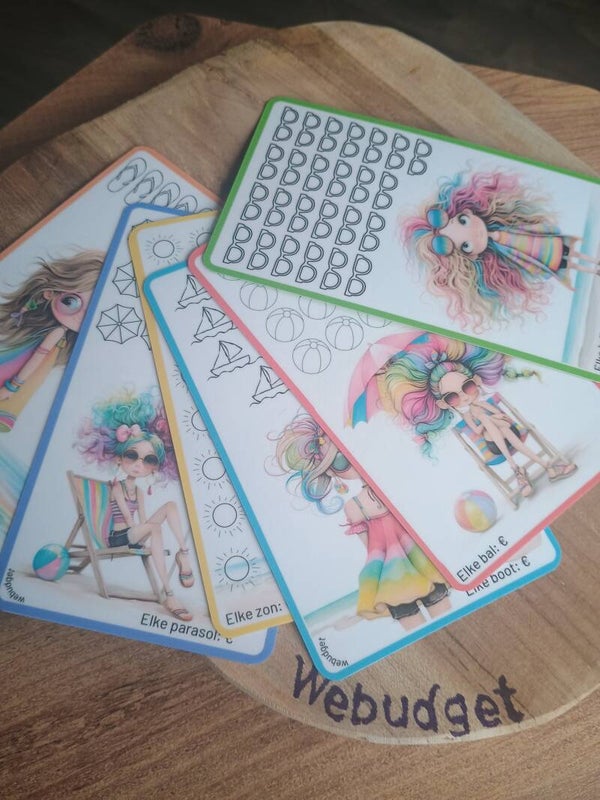 Set Zomermeisjes a6