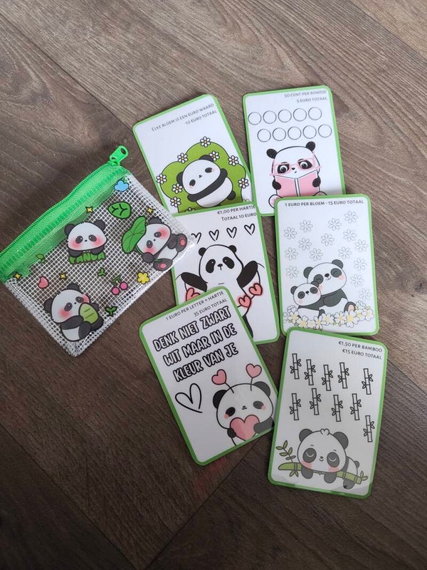 A7 Panda pocket setje