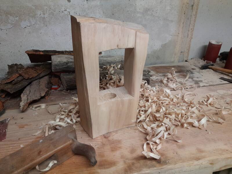 Lampe moderne en bois