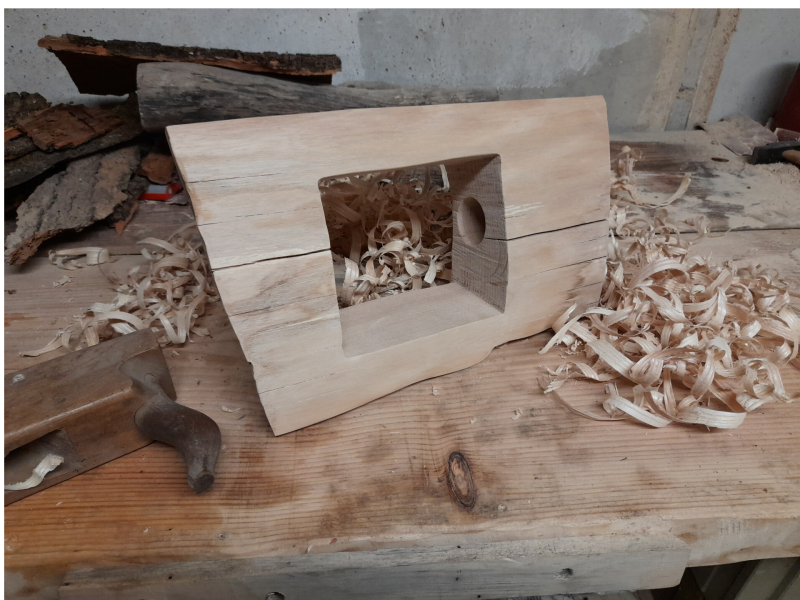 Lampe moderne en bois