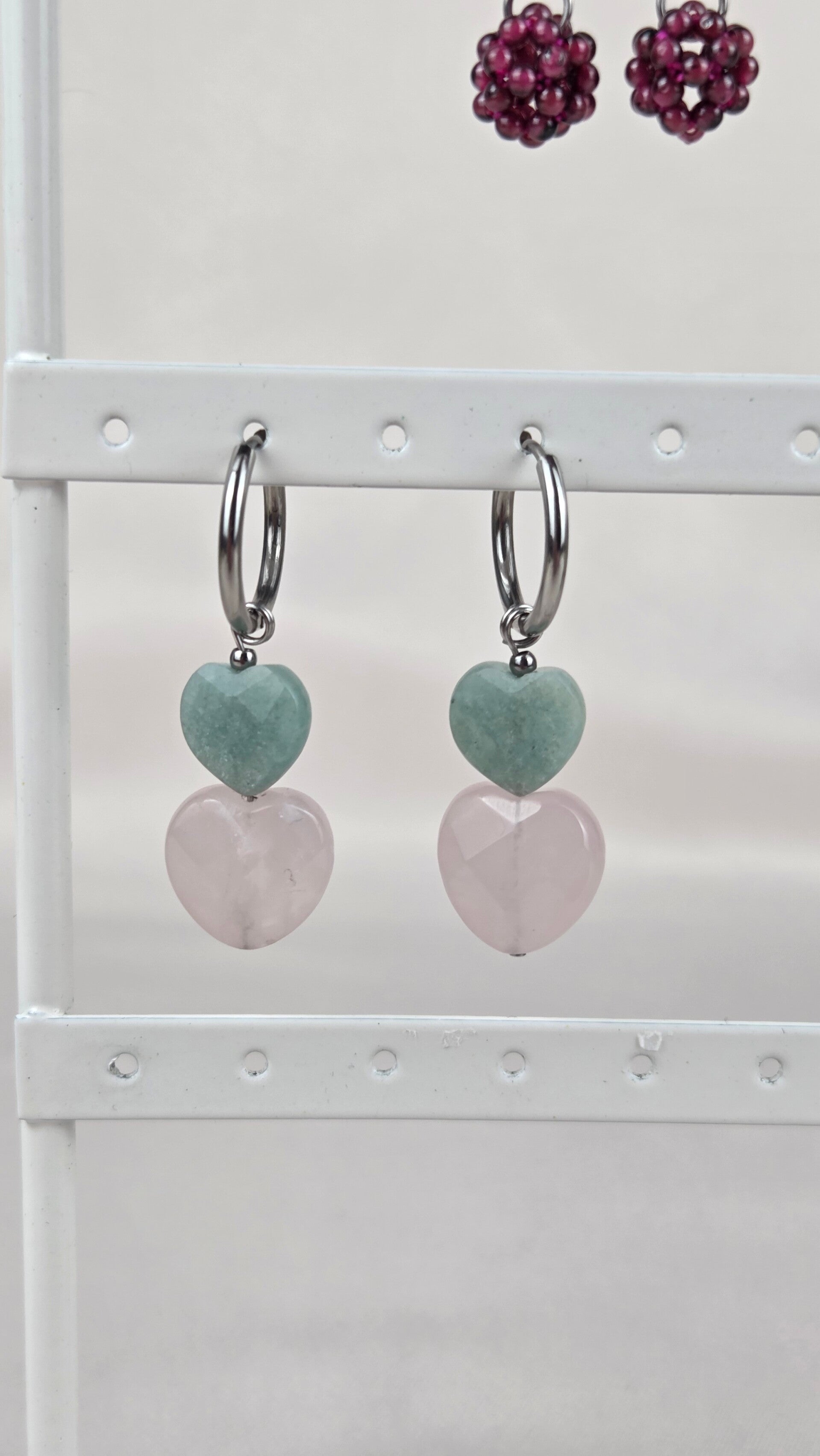 Double Hearted Pink & Green