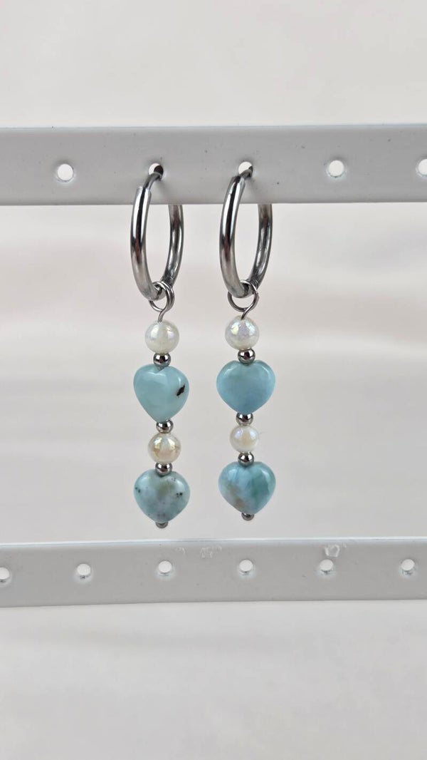 Double Hearted Larimar