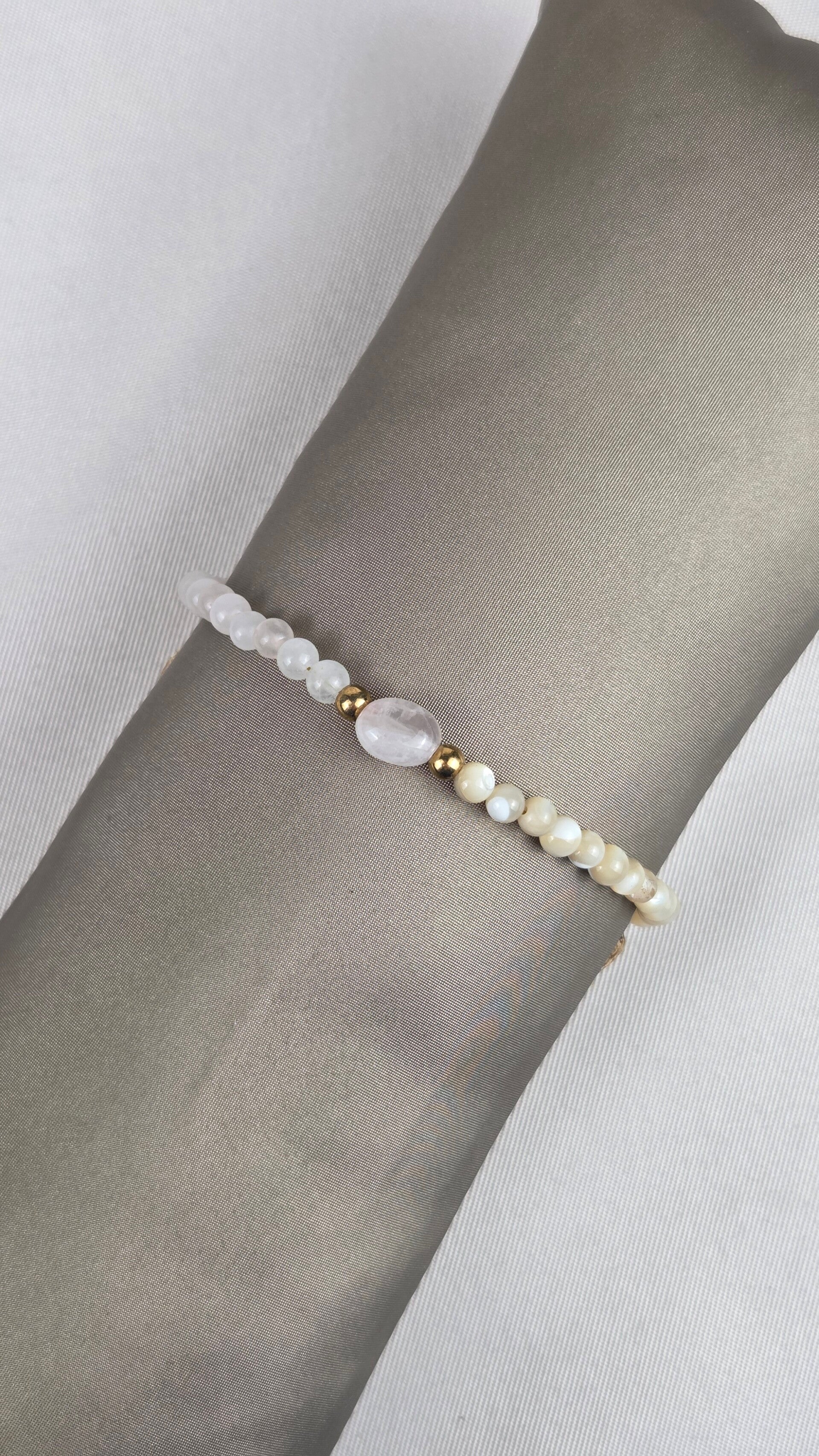 Delicate Rosequartz & Shell