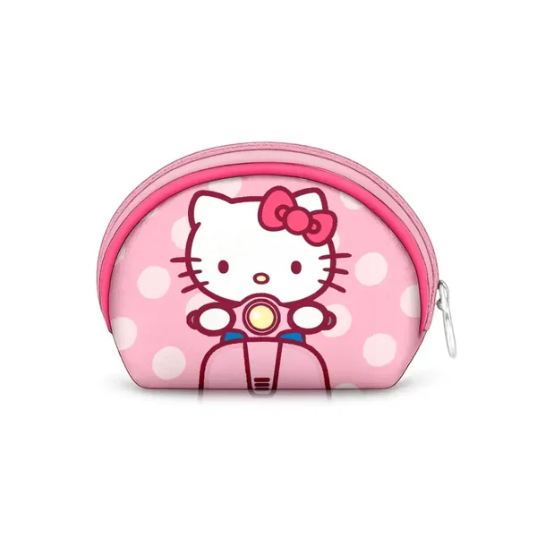 HELLO KITTY MOTO-MONEDERO OVAL CASUAL ROSA