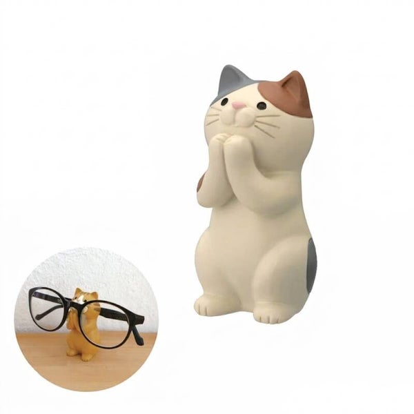 SOPORTE DE GAFAS CON FORMA DE GATO SENTADO