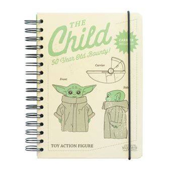 CUADERNO TAPA FORRADA A5 STAR WARS THE MANDALORIAN