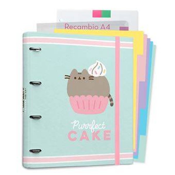 CARPEBLOCK 4 ANILLAS GATO PUSHEEN FOODIE COLLECTION