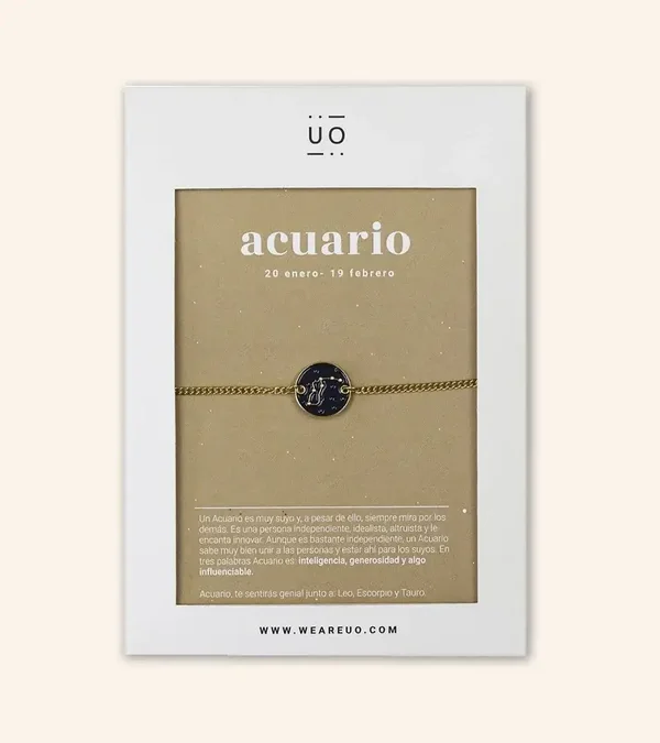 PULSERA CHARM "ACUARIO"