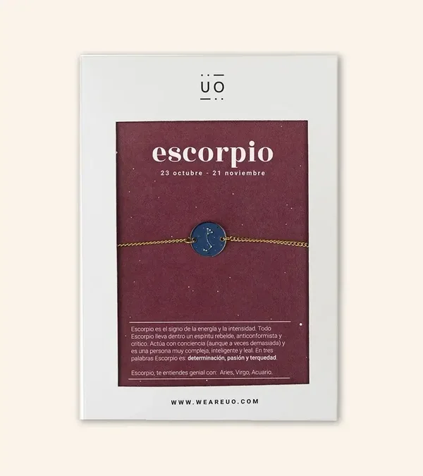 PULSERA CHARM "ESCORPIO"