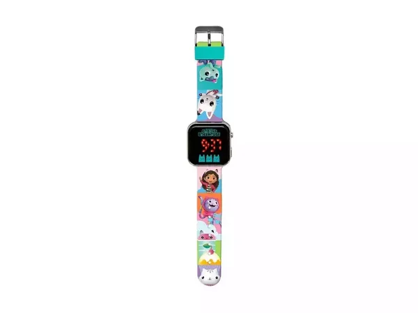 RELOJ DIGITAL LED GABBYS DOLLHOUSE GATO