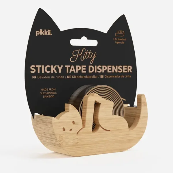DISPENSADOR DE CINTA ADHESIVA EN FORMA DE GATO