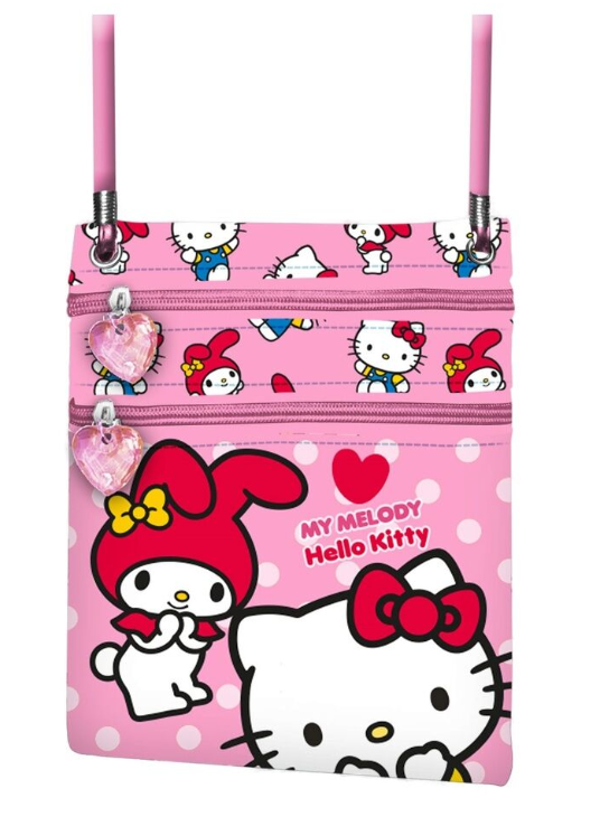 HELLO KITTY LOVELY-BOLSO ACTION VERTICAL ROSA
