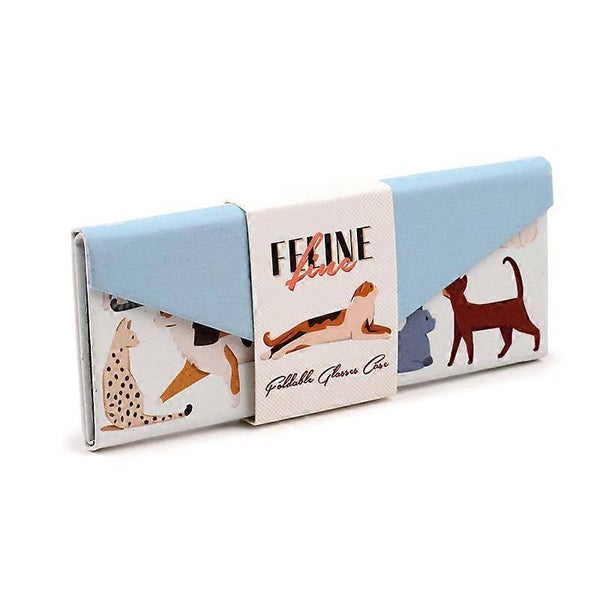 FUNDA PARA LAS GAFAS PLEGABLE GATOS FELINE FINE