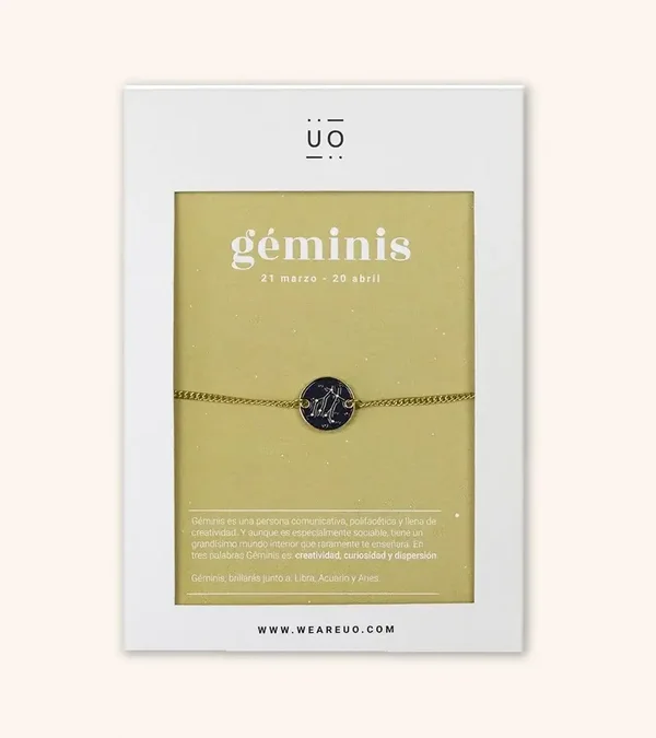 PULSERA CHARM "GÉMINIS"
