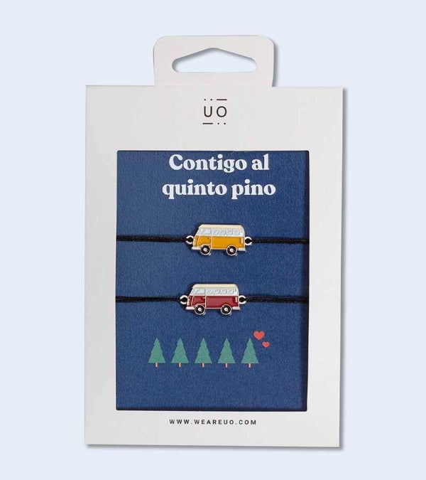 SET 2 CHARMS "CONTIGO AL QUINTO PINO"