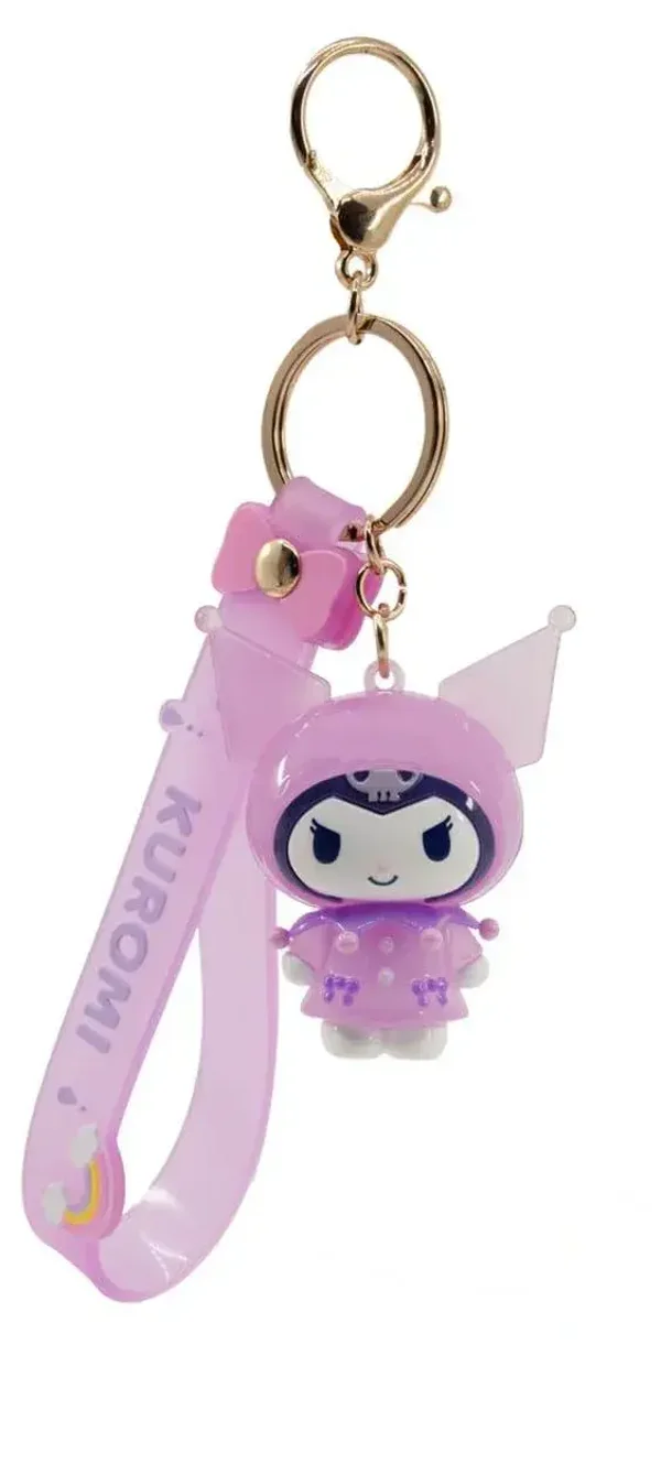 FIGURA LLAVERO HELLO KITTY AND FRIENDS-KUROMI