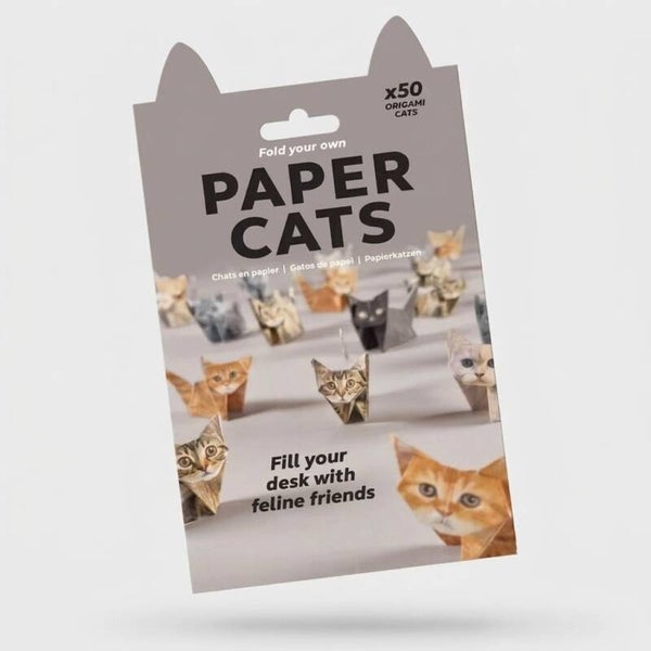 KIT DE ORIGAMI DE GATOS DIY - 50 PIEZAS