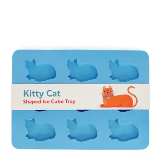 MOLDE DE SILICONA PARA CUBITOS DE HIELO - GATOS