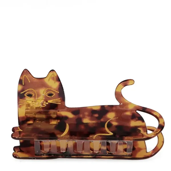 PINZA PARA EL PELO - GATO SENTADO