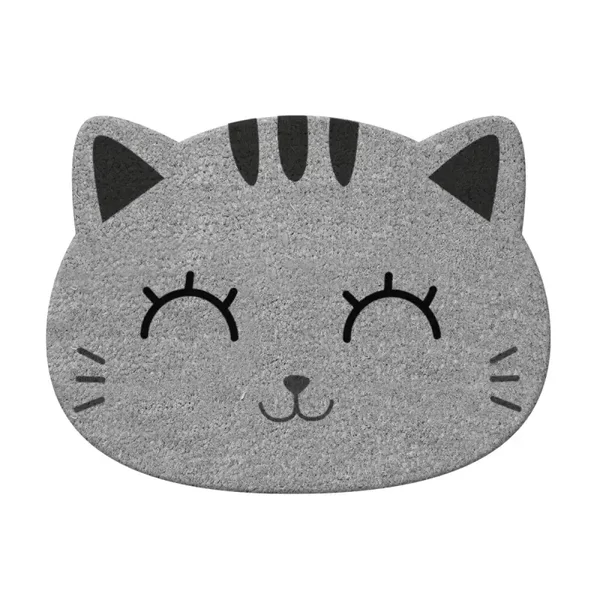 FELPUDO GREY CAT GATO