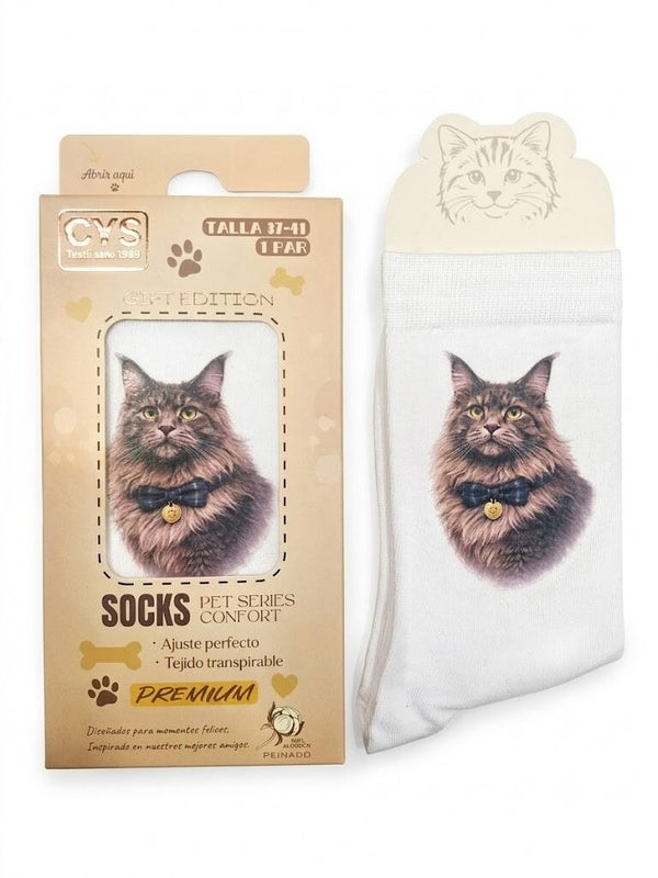 CALCETINES GATOS MAINE COON EU 37-41