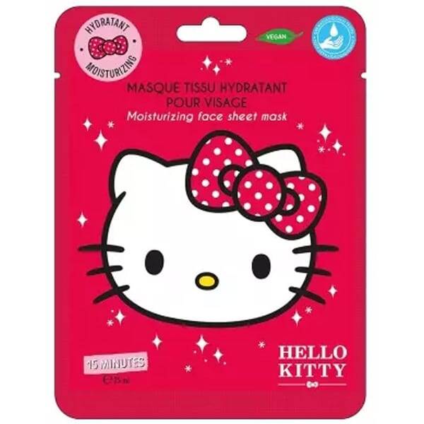 MASCARILLA FACIAL HELLO KITTY ROJO