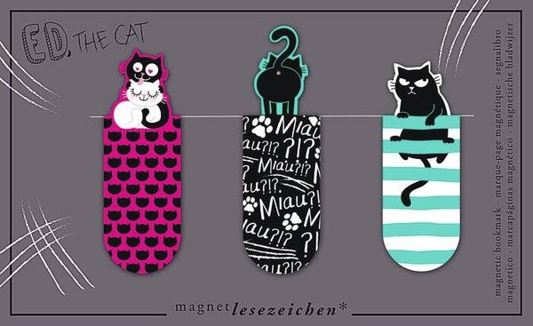 MARCAPÁGINAS MAGNÉTICOS ED.THE CAT GATO