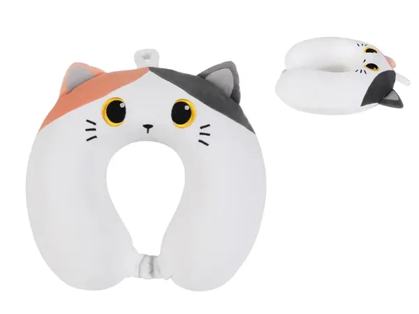 ALMOHADA PARA EL CUELLO EN FORMA DE GATO ORANGE CAT GATO