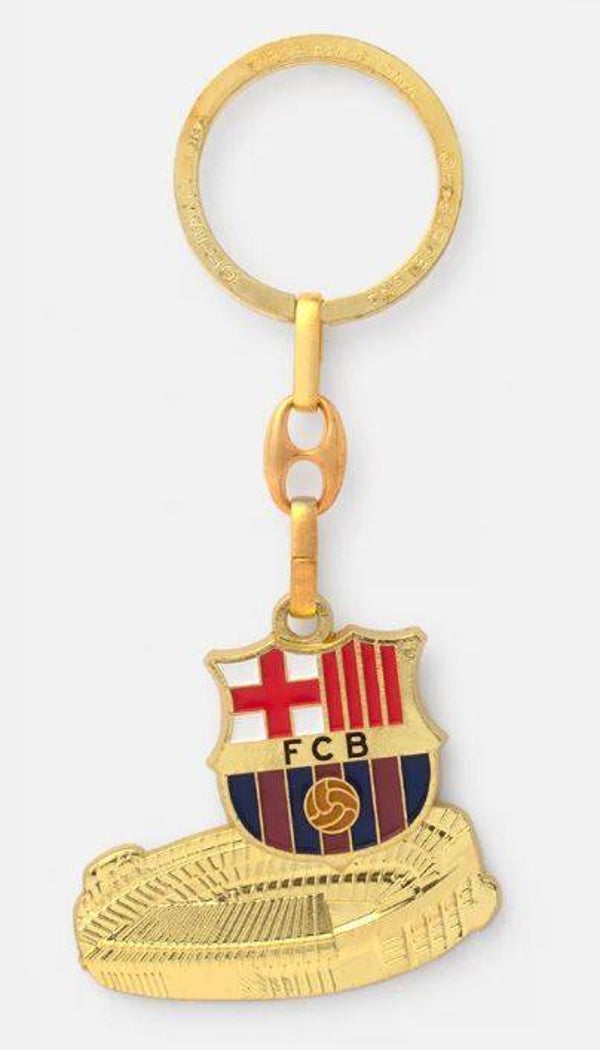 LLAVERO ESCUDO CAMPO FC BARCELONA