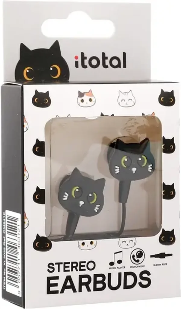 AURICULARES BLACK CAT GATO