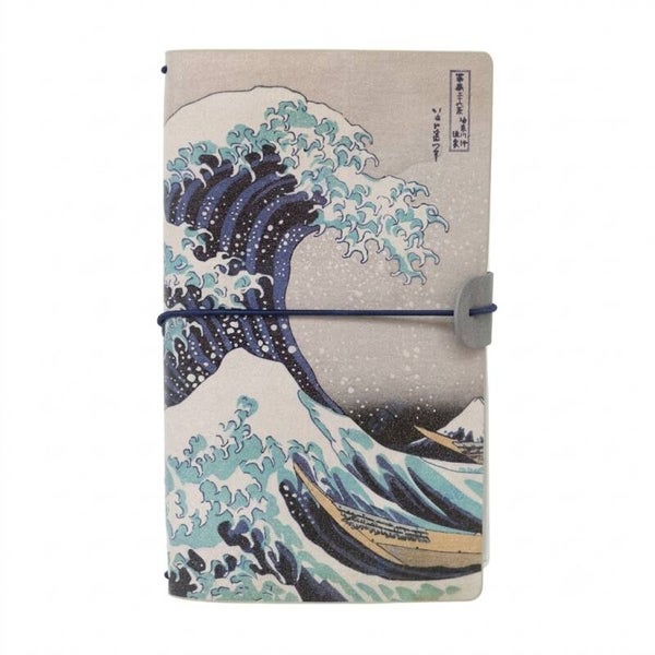 CUADERNO DE VIAJE LA GRAN OLA DE KANAGAWA HOKUSAI