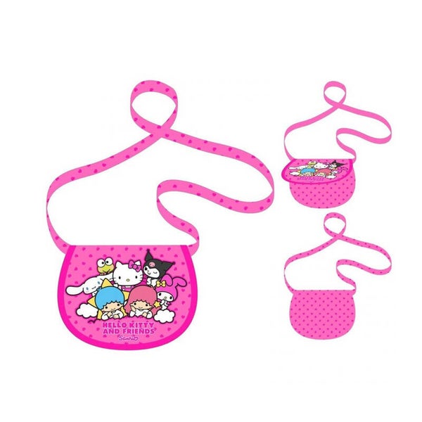 BOLSO BANDOLERA HELLO KITTY&KUROMI CIERRE MAGNETICO 002
