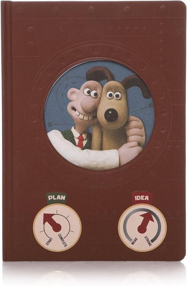 CUADERNO A5 AARDMAN WALLACE Y GROMIT INVENTORES