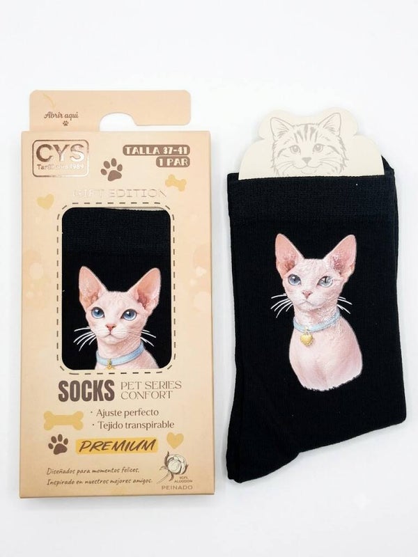 CALCETINES GATOS SPHYNX EU 37-41