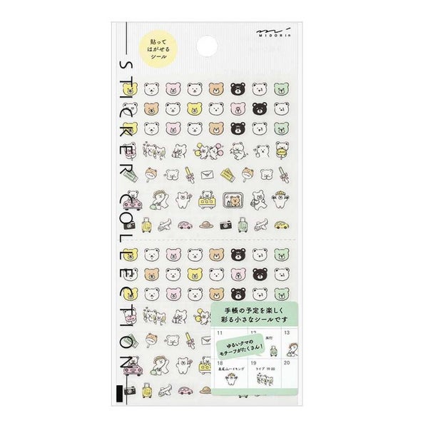 絵文字 クマ柄/STICKER 2686 PICTOGRAPH BEAR