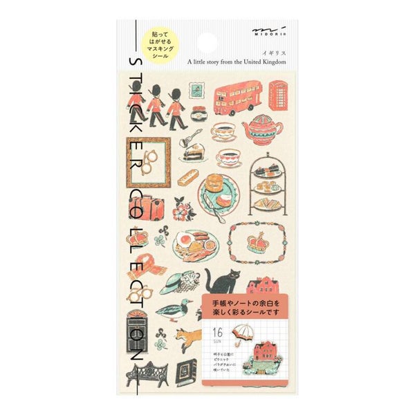 イギリス柄/STICKER 2710 BRITISH MOTIFS