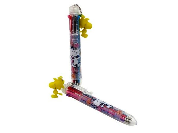SNOOPY BOLÍGRAFO 8 COLORES CON FIGURA 3D