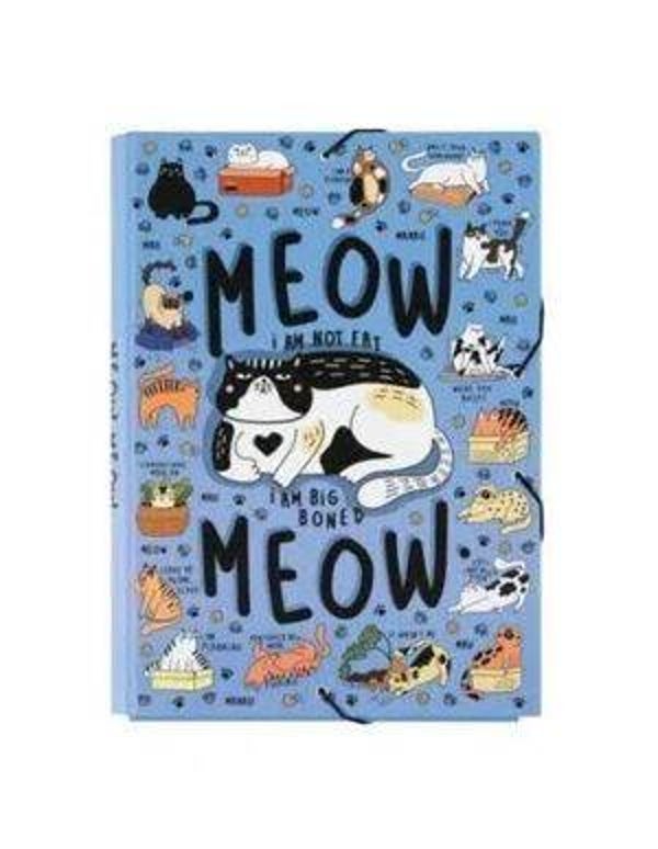 CARPETA SOLAPAS MEOW MEOW WEIRD GATOS